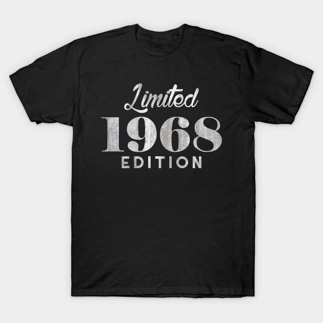 Limited Edition 1968 50 Years Old Birthday T-Shirt by charlescheshire